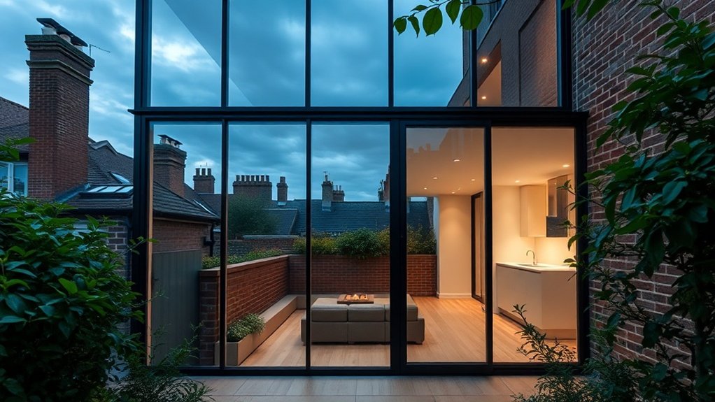 Glass Extension Walls Rickmansworth
